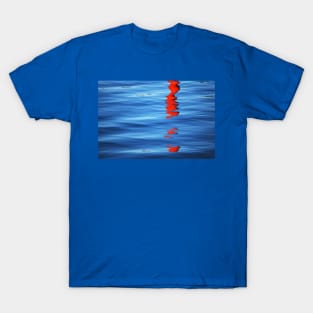 Buoy Reflection ~ Natural Abstract T-Shirt